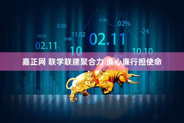 嘉正网 联学联建聚合力 廉心廉行担使命