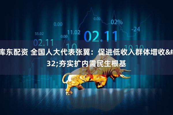 库东配资 全国人大代表张翼：促进低收入群体增收 夯实扩内需民生根基